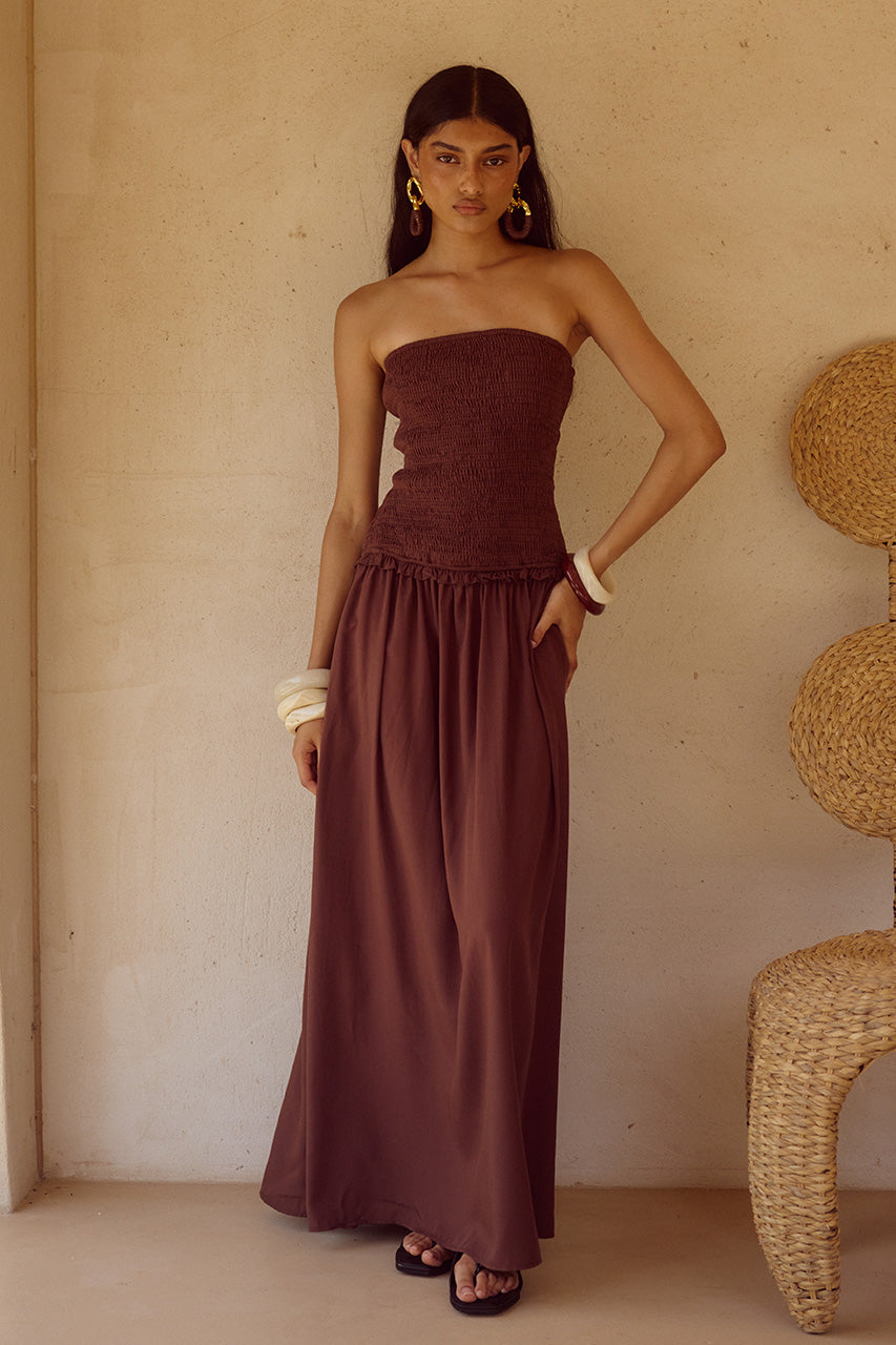 black long sleeve jersey knit dress TTYA LAB sleeved maxi in Shimmer & Shine