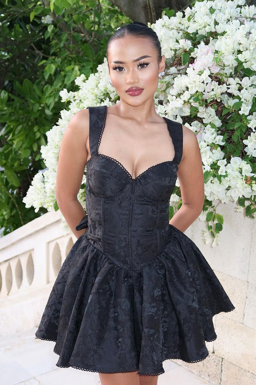 JOELLE MINI DRESS - Black