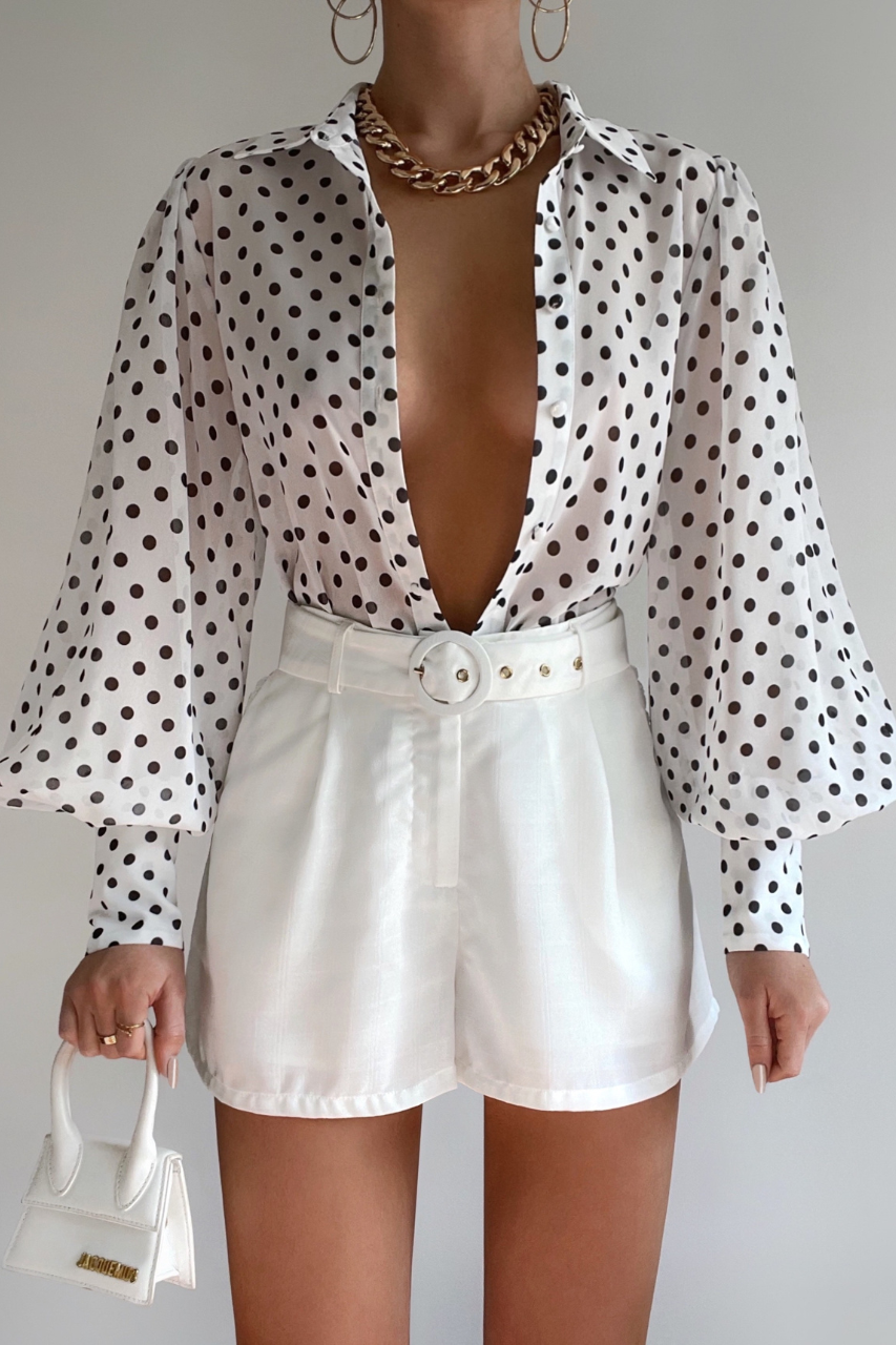 FLEETWOOD BLOUSE - WHITE POLKA - 13_8913263b-52c9-496e-90c4-4e1ebb37440f