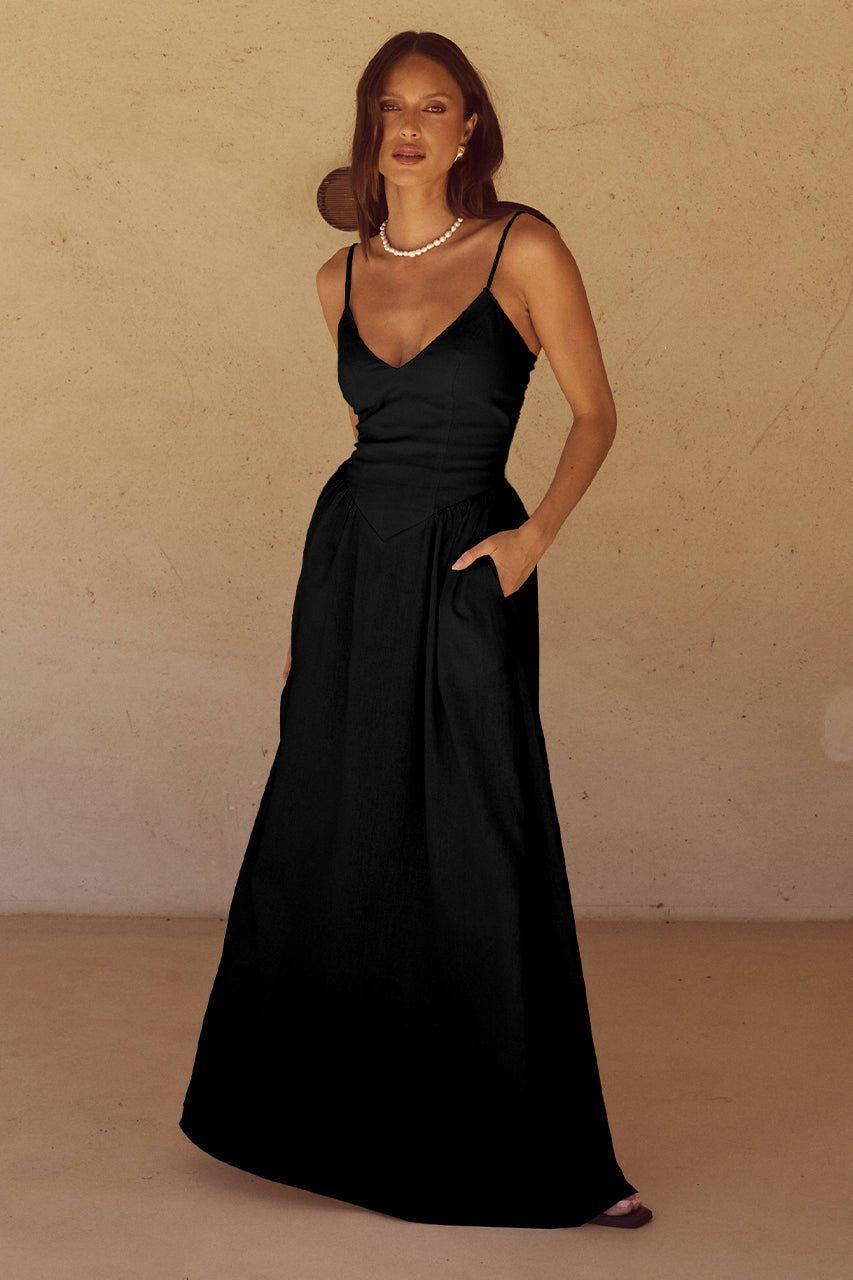 ZEPHY MAXI DRESS - BLACK XL - 240202_RUNAWAY2677-black-zephy