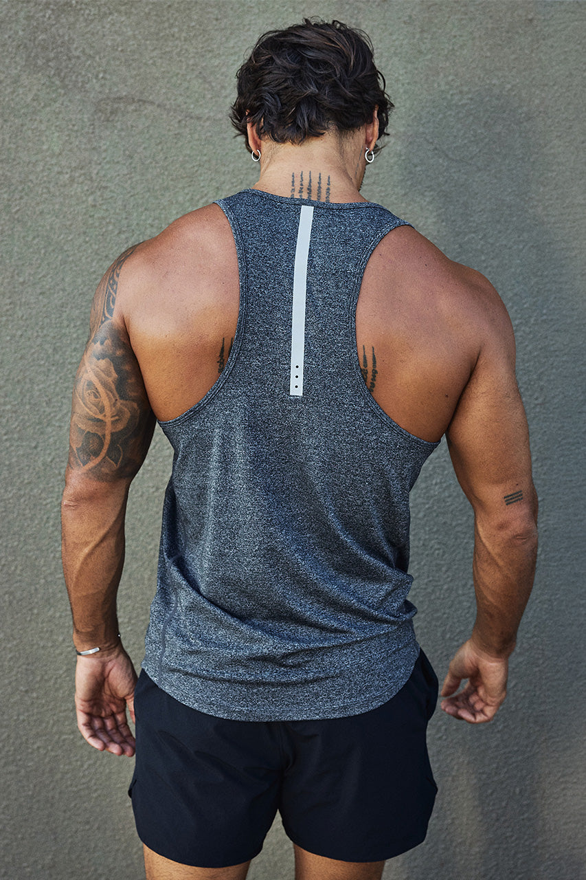 ACE MUSCLE TANK TOP - GREY