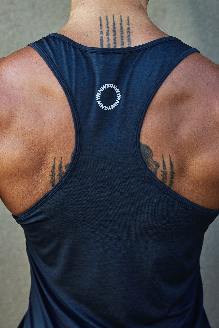 ADONIS MUSCLE TANK TOP - MIDNIGHT BLUE