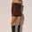 ANNELIESE KNIT HOT SHORT - CHOCOLATE