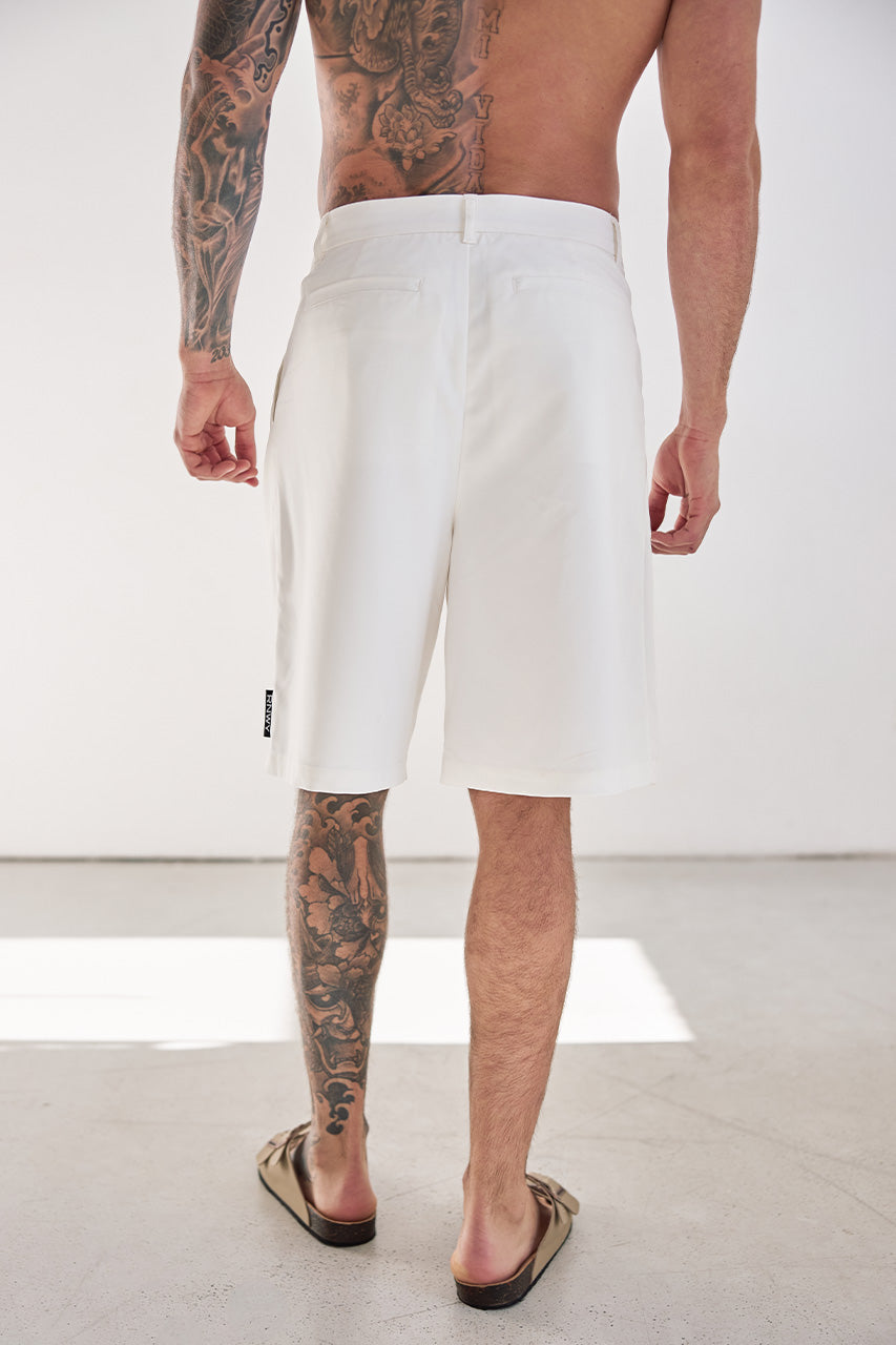 ANTE TAILORED SHORTS - CREAM
