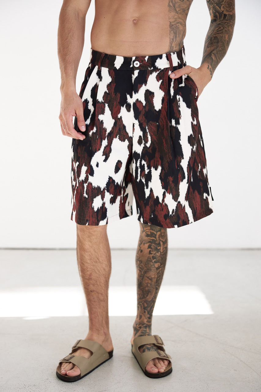 ANTE TAILORED SHORTS - SHILOH WHITE