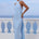 ARABELLE HIGH NECK MAXI DRESS - SKY BLUE