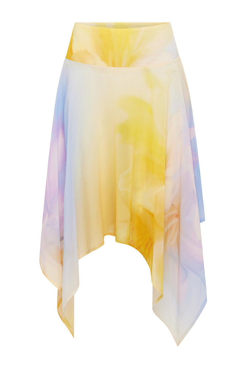 ASHA HANDKERCHIEF MIDI SKIRT - SAPHIE BLUE