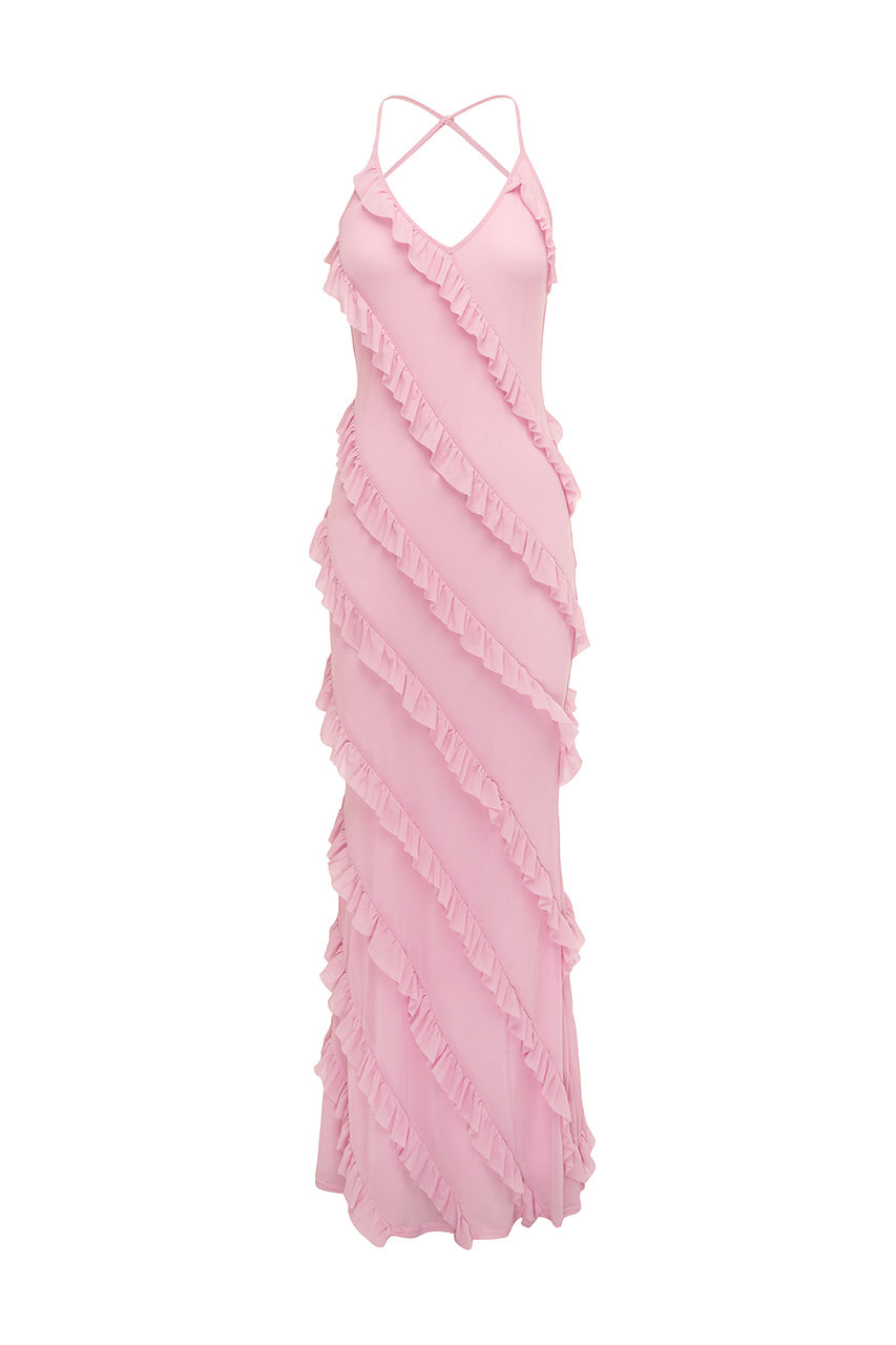 BARLOW MAXI DRESS - PINK - BARLOWMAXIDRESS