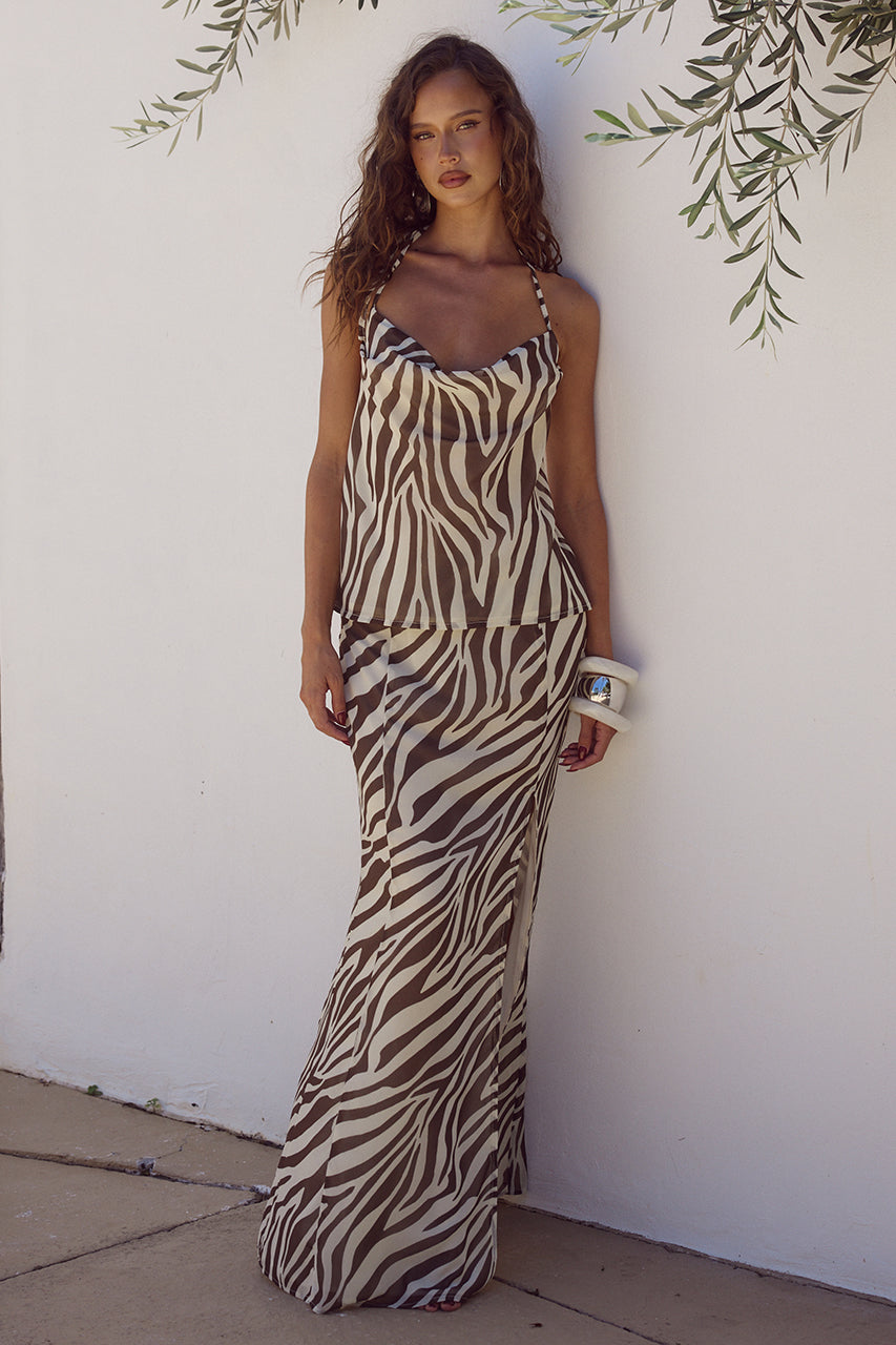 BELINA MAXI SKIRT - ZEBRA CHOCOLATE XXL - BELINA-TOP-X-BELINA-MAXI-SKIRT---ZEBRA-CHOCOLATE-_3_2c50ca38-745d-460d-afe2-076f50e0f74f