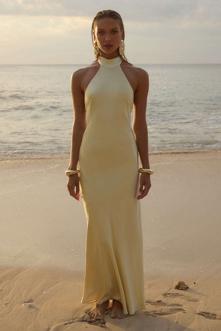 BRIGITTE MAXI DRESS - LEMON - BRIGITTE-MAXI-DRESS---LEMON