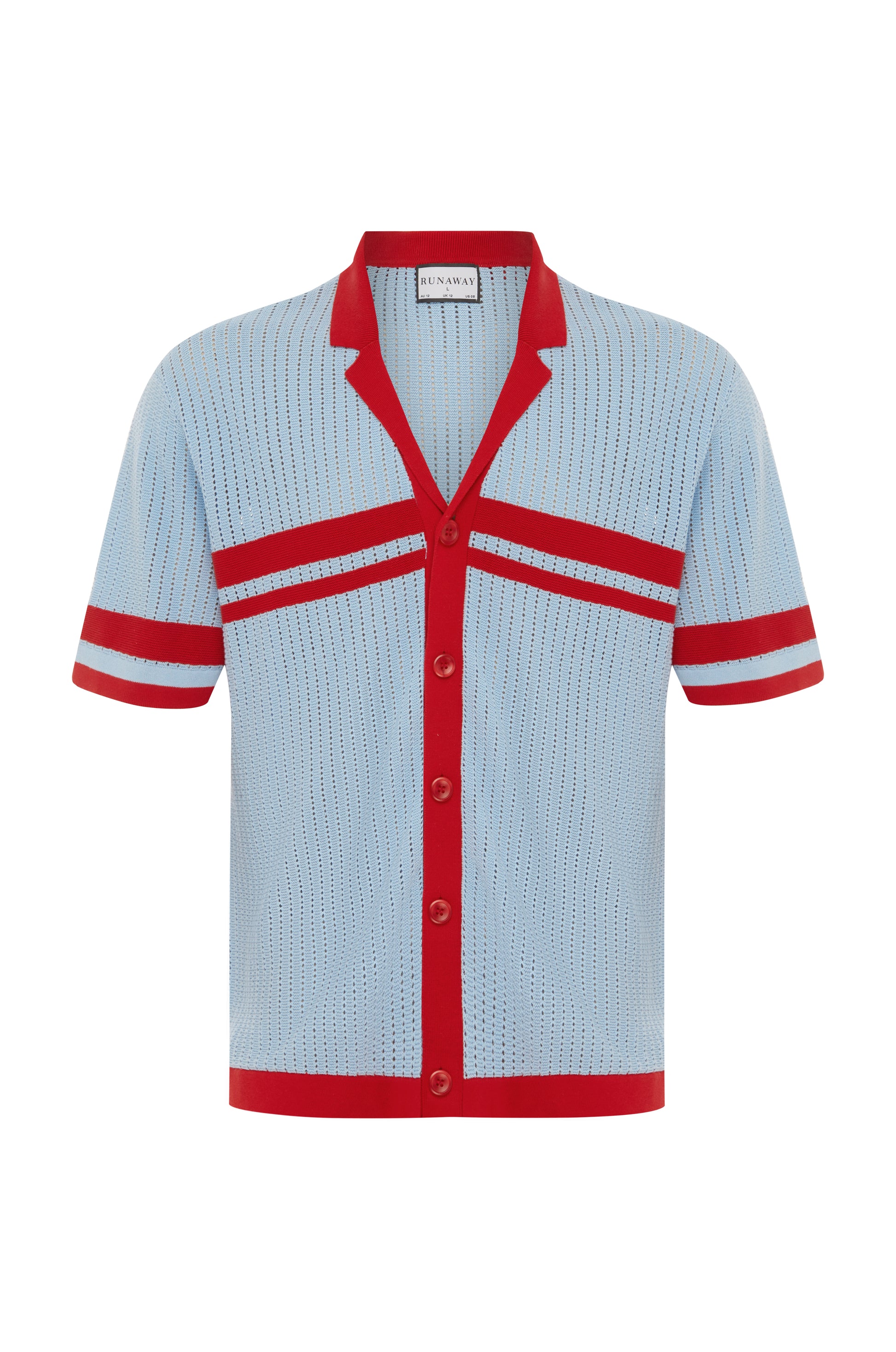 BRODY SHIRT - RED/SKY - BRODYSHIRT-SKYRED