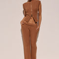 CAMILA KNIT PANT - OCHRE