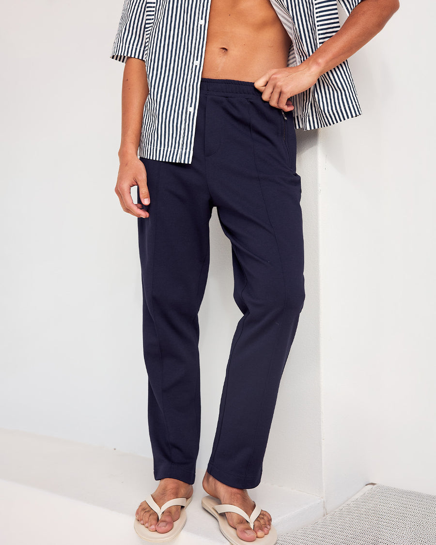 CIAN STRAIGHT LEG PANT - NAVY