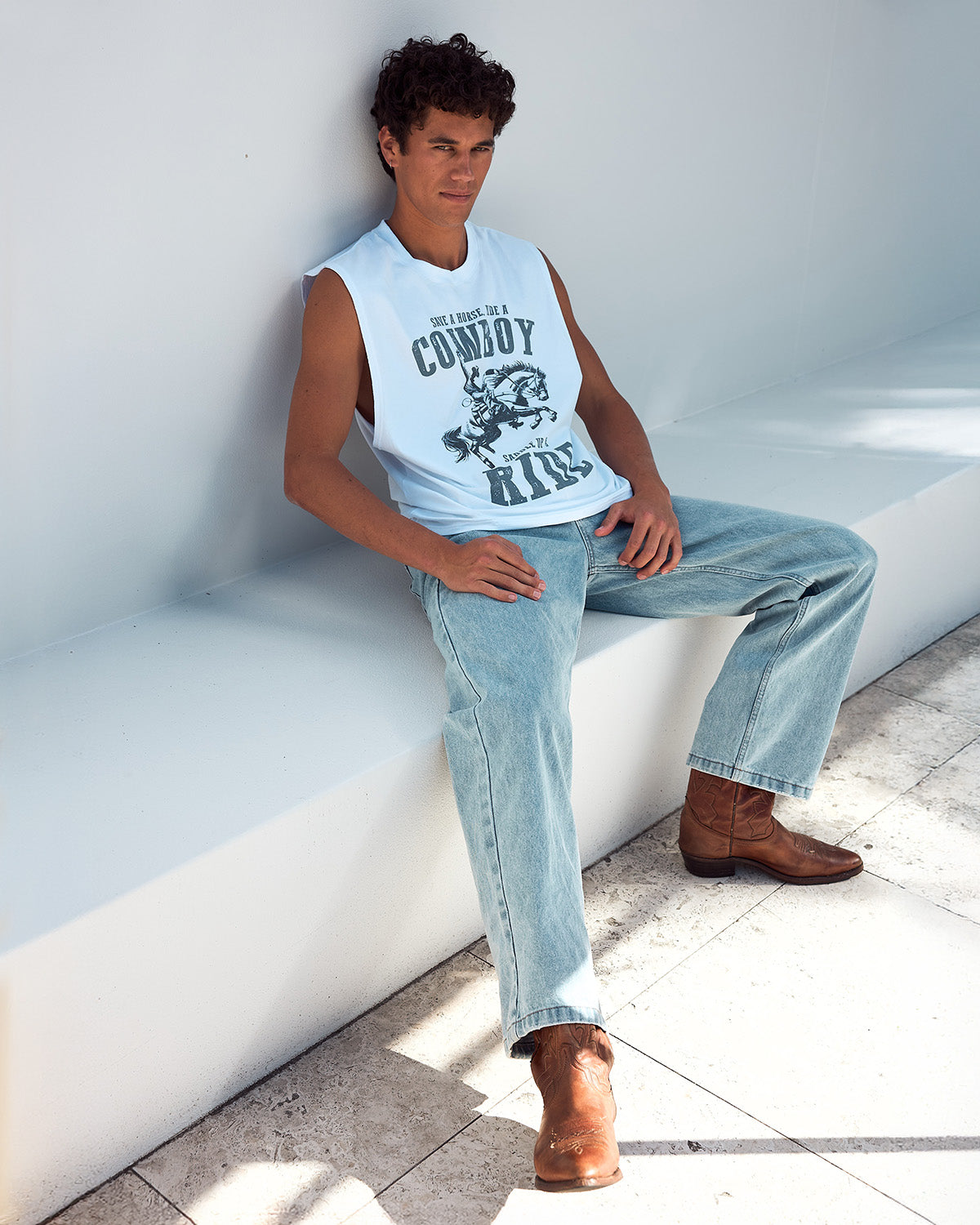 COLT GRAPHIC TANK - WHITE