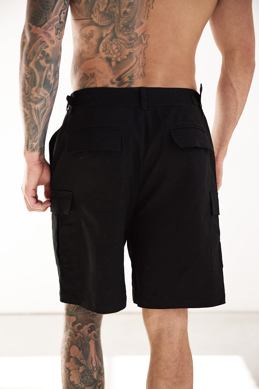 DAX CARGO SHORTS - BLACK