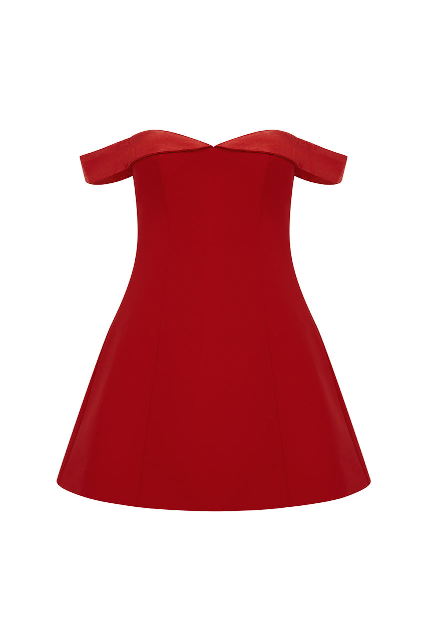 EBONY MINI DRESS - RED XXL - EBONYMINIDRESS_0d1766a7-f322-40e6-89a2-f297d732982e