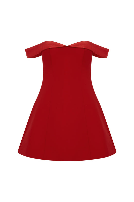 EBONY MINI DRESS - RED XXL - EBONYMINIDRESS_0d1766a7-f322-40e6-89a2-f297d732982e