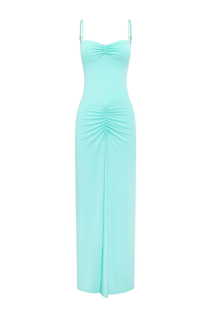ELEXA RUCHED MAXI DRESS - SEA FOAM