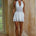 FERNANDA HALTER MINI DRESS - WHITE