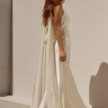 GABRIELLA COWL MAXI DRESS - IVORY