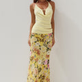 HELENA LOW WAIST MAXI SKIRT - KENDALL YELLOW