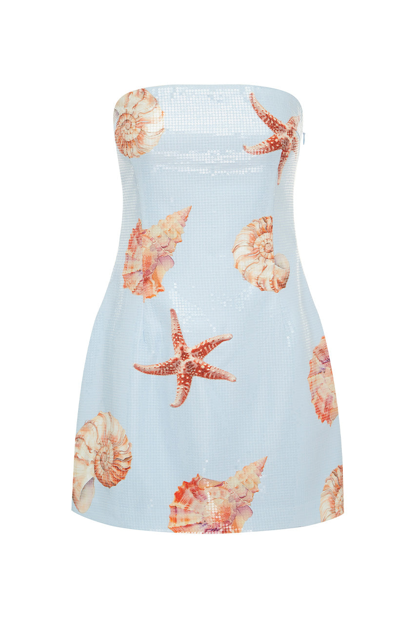 IBIZA MINI DRESS - ICE BLUE SEASHELL - IBIZAMINIDRESSICEBLUESEASHELL_7