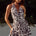 IMALI HALTER COWL MINI DRESS - GIANA WHITE