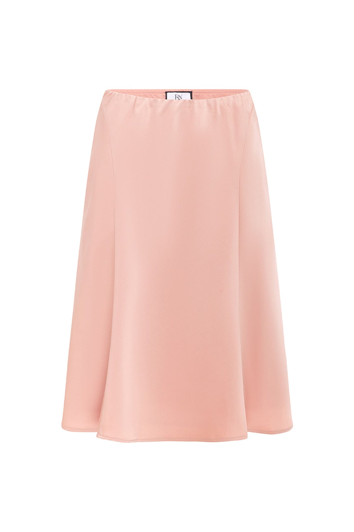 INDI LOW WAIST MIDI SKIRT - PEACH