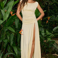 IVA MAXI DRESS - BUTTER