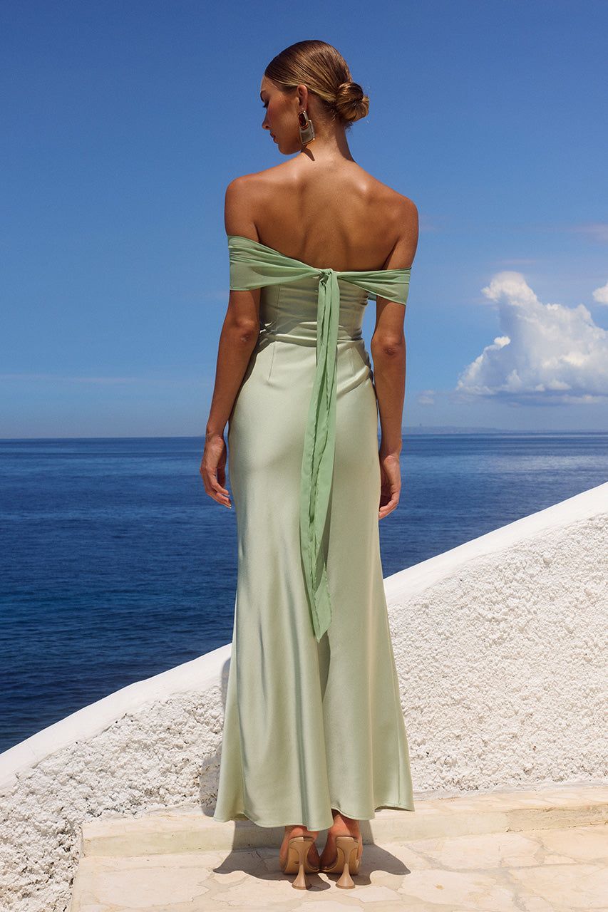 KADIE OFF SHOULDER MAXI DRESS