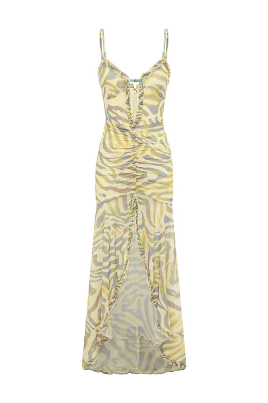 KIATA MAXI DRESS - SIVELLA PRINT - KIATAMAXIDRESS