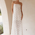 KINERA MAXI DRESS - WHITE