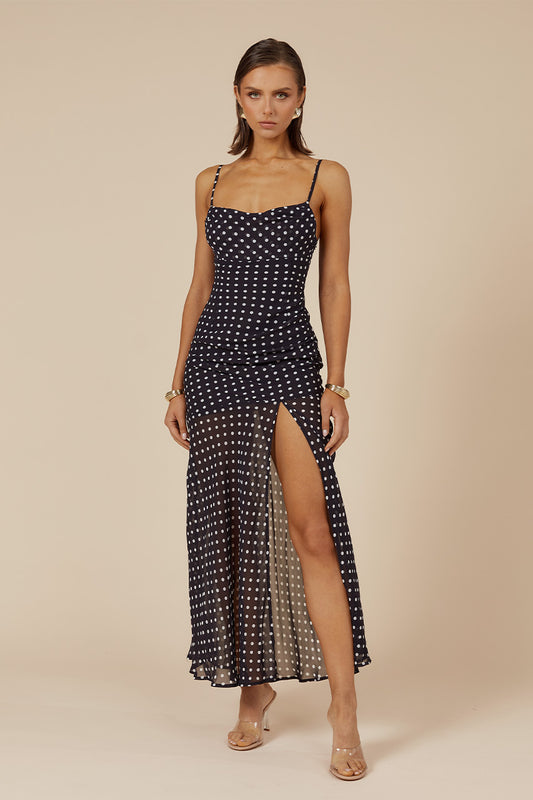 KYLEAH MAXI DRESS - BLACK/WHITE - KYLEAHMAXIDRESS_4