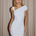LARSEN ONE SHOULDER MINI DRESS - WHITE