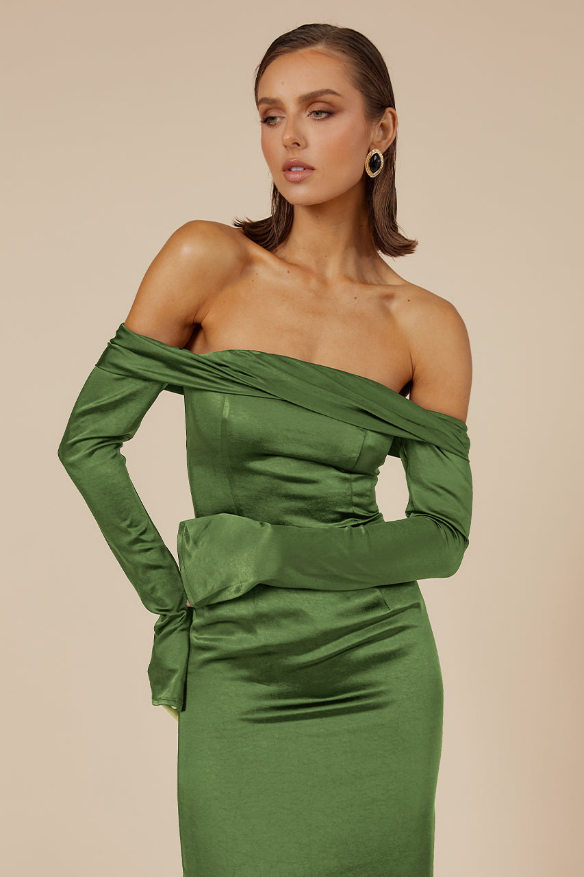 ARIELLE MAXI DRESS - OLIVE - MADDY_POLLARD_RATL_JUNE-100-resized