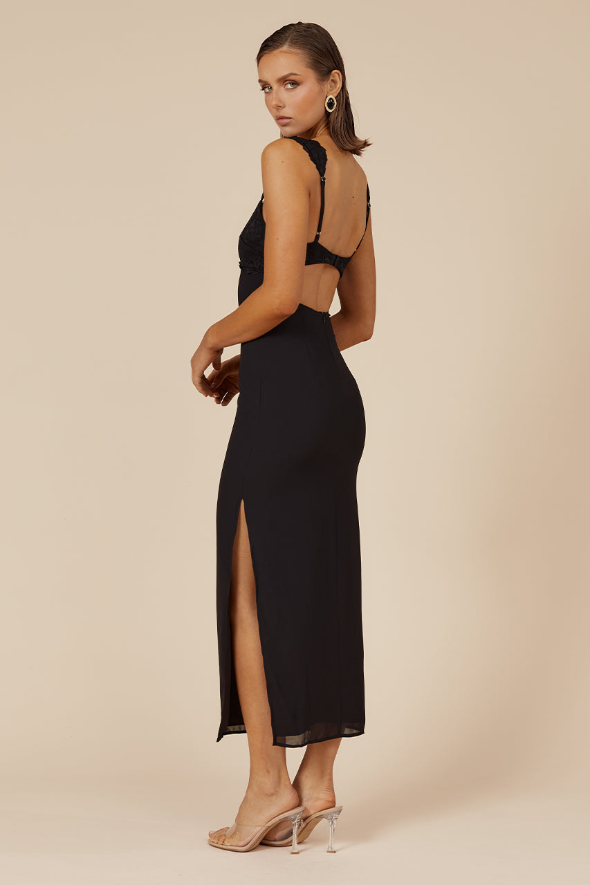 DINAH MIDI DRESS - BLACK - MADDY_POLLARD_RATL_JUNE-105