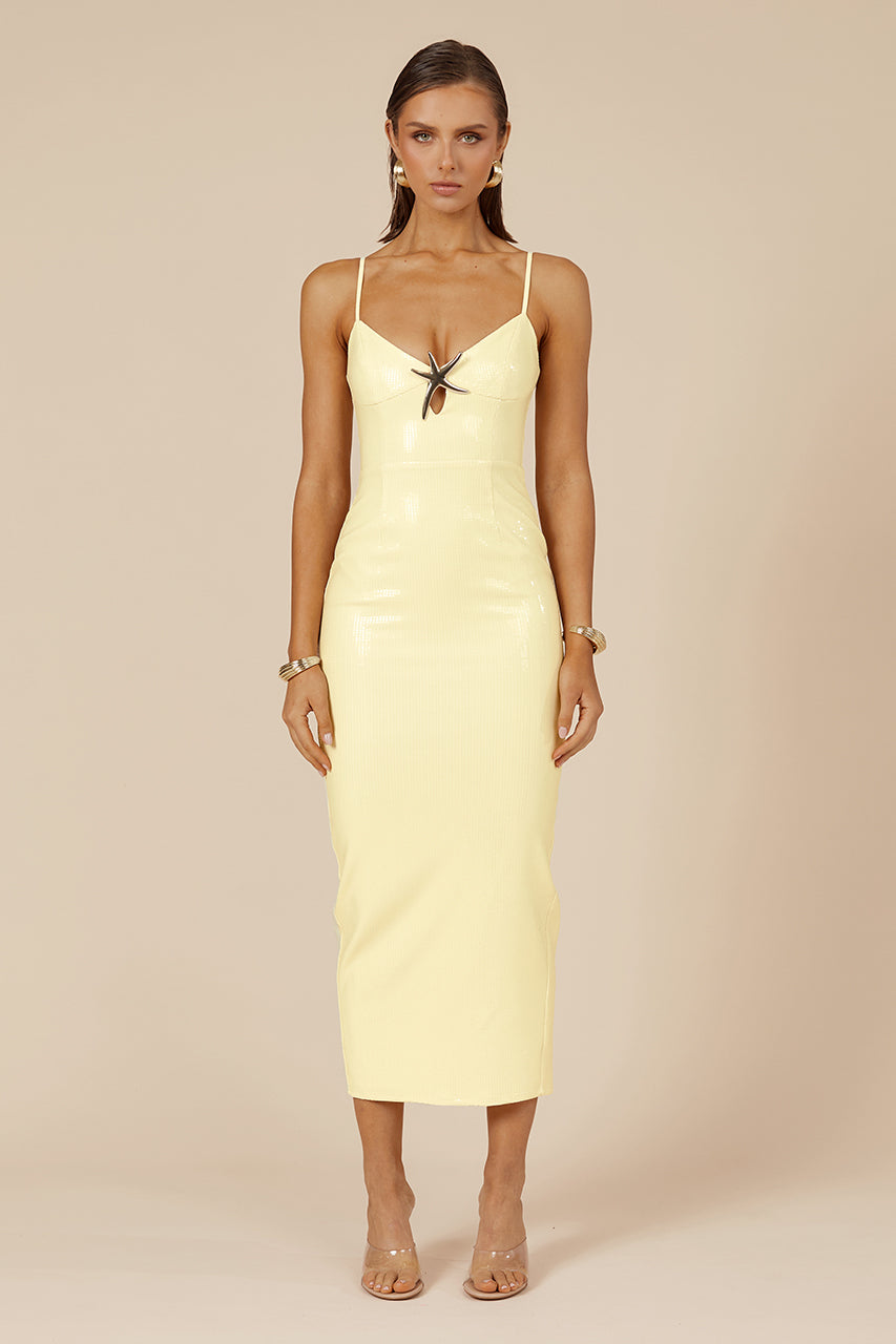 BENITO MIDI DRESS - LEMON XXL - MADDY_POLLARD_RATL_JUNE-132