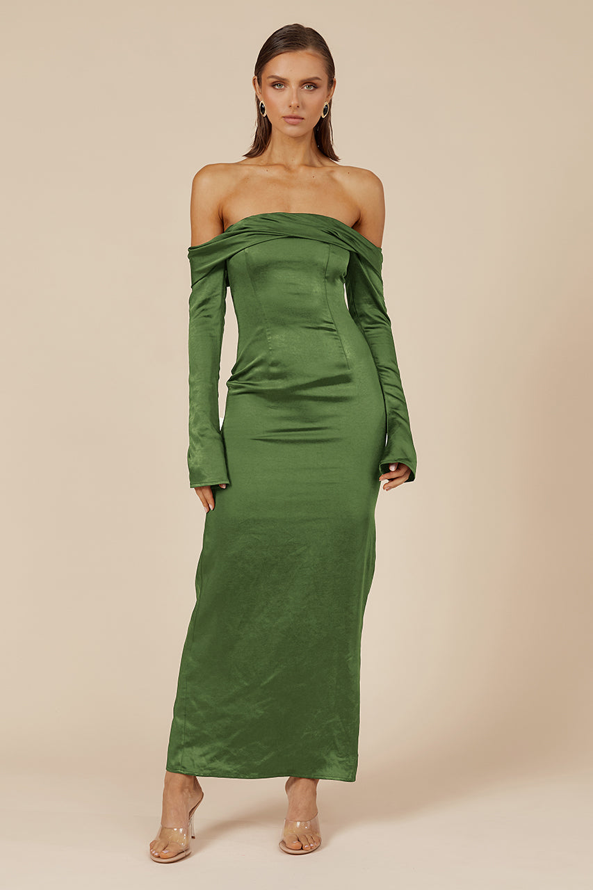 ARIELLE MAXI DRESS - OLIVE - MADDY_POLLARD_RATL_JUNE-96-resized