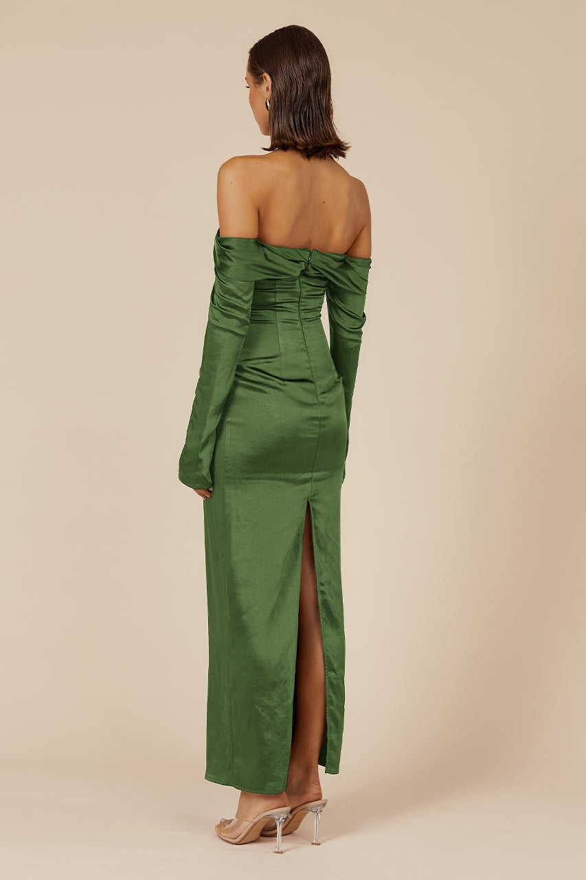 ARIELLE MAXI DRESS - OLIVE - MADDY_POLLARD_RATL_JUNE-98resized