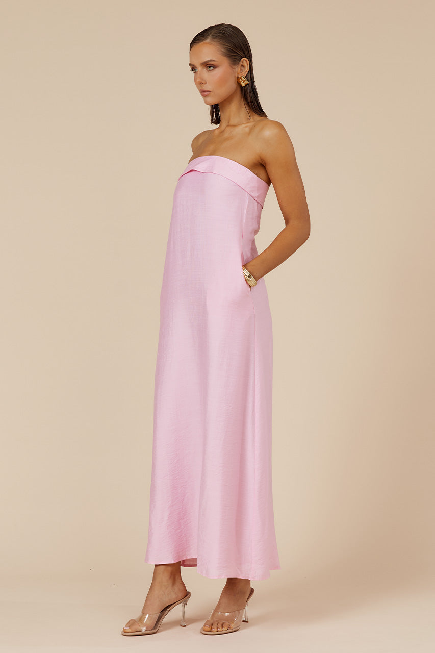 SAPHIRA MAXI DRESS - BUBBLEGUM - MADDY_POLLARD_RATL_JUNE258RESIZED