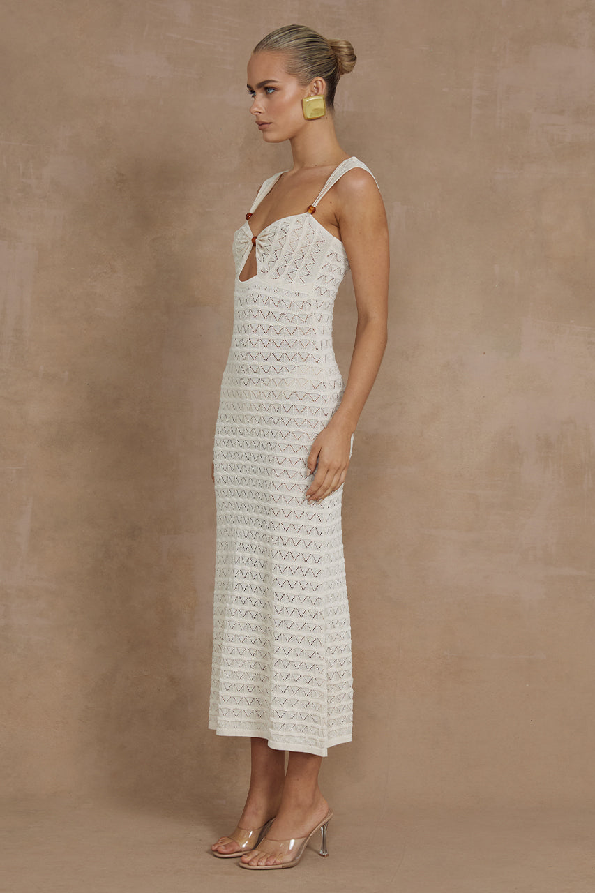 JUNO MIDI DRESS - IVORY - MADDY_POLLARD_RUNAWAY-112