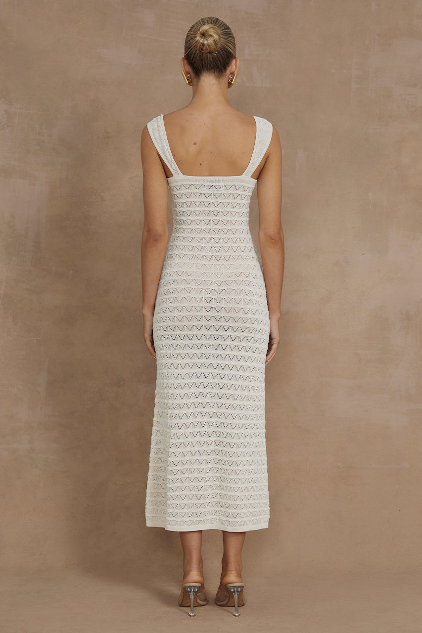 JUNO MIDI DRESS - IVORY - MADDY_POLLARD_RUNAWAY-113