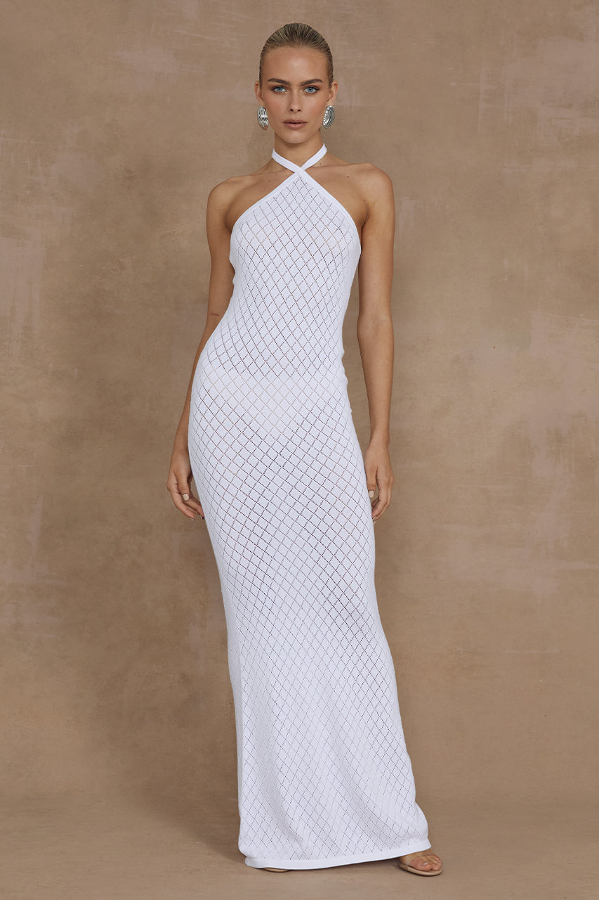 SIMI MAXI DRESS - WHITE - MADDY_POLLARD_RUNAWAY-179