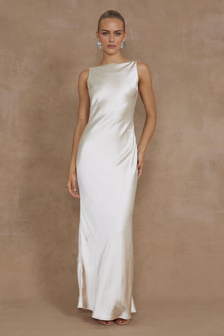 SAMSARA DRESS - CHAMPAGNE - MADDY_POLLARD_RUNAWAY-228