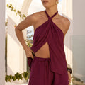 KOAH ELASTICATED SHORTS - BERRY