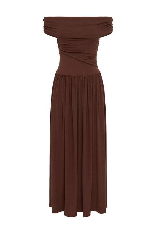 MANALLA MAXI DRESS - BROWN - MANALLAMAXIDRESSBROWN_6