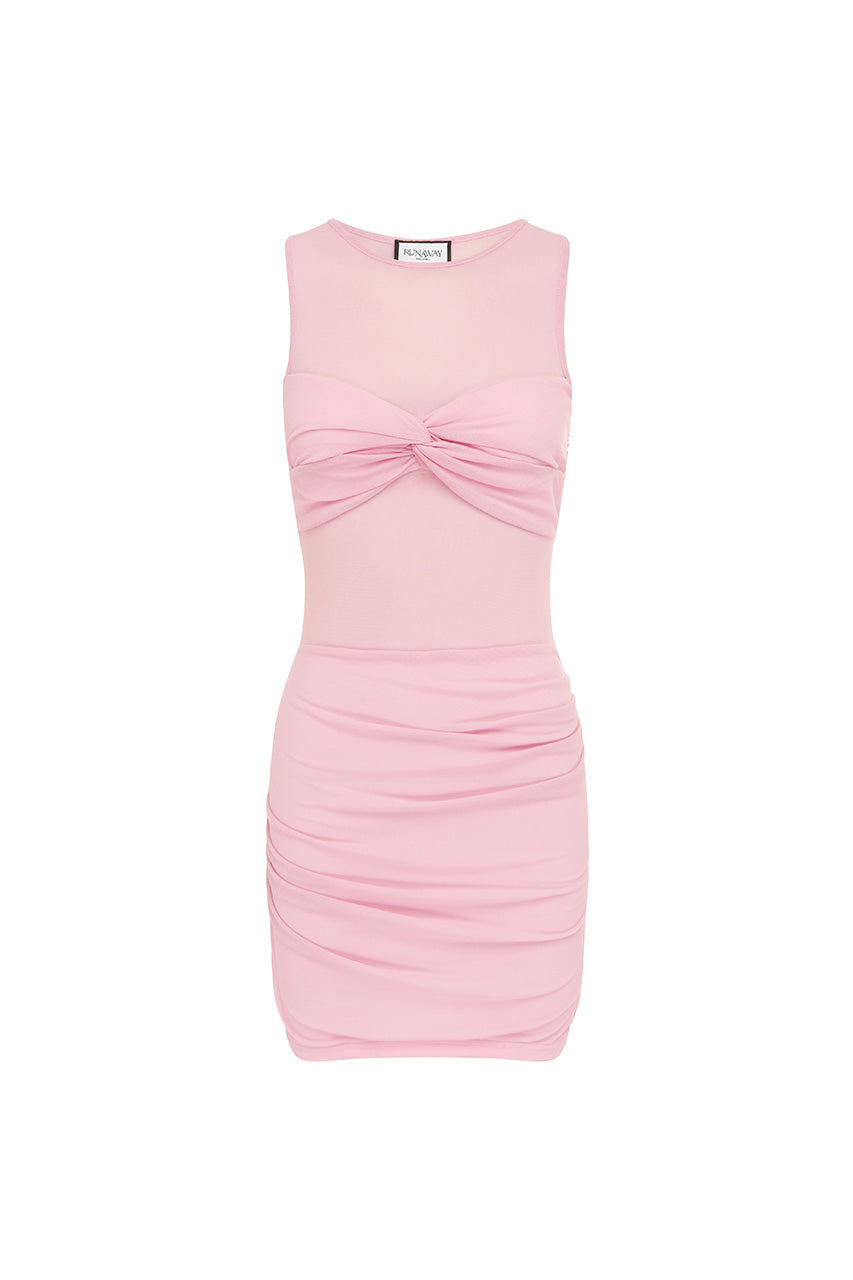 MEILA MINI DRESS - PINK - MEILAMINIDRESS