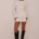 MIKAYLA KNIT MINI SKIRT - WHITE