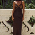 NADALIA MIDI DRESS - BLACK