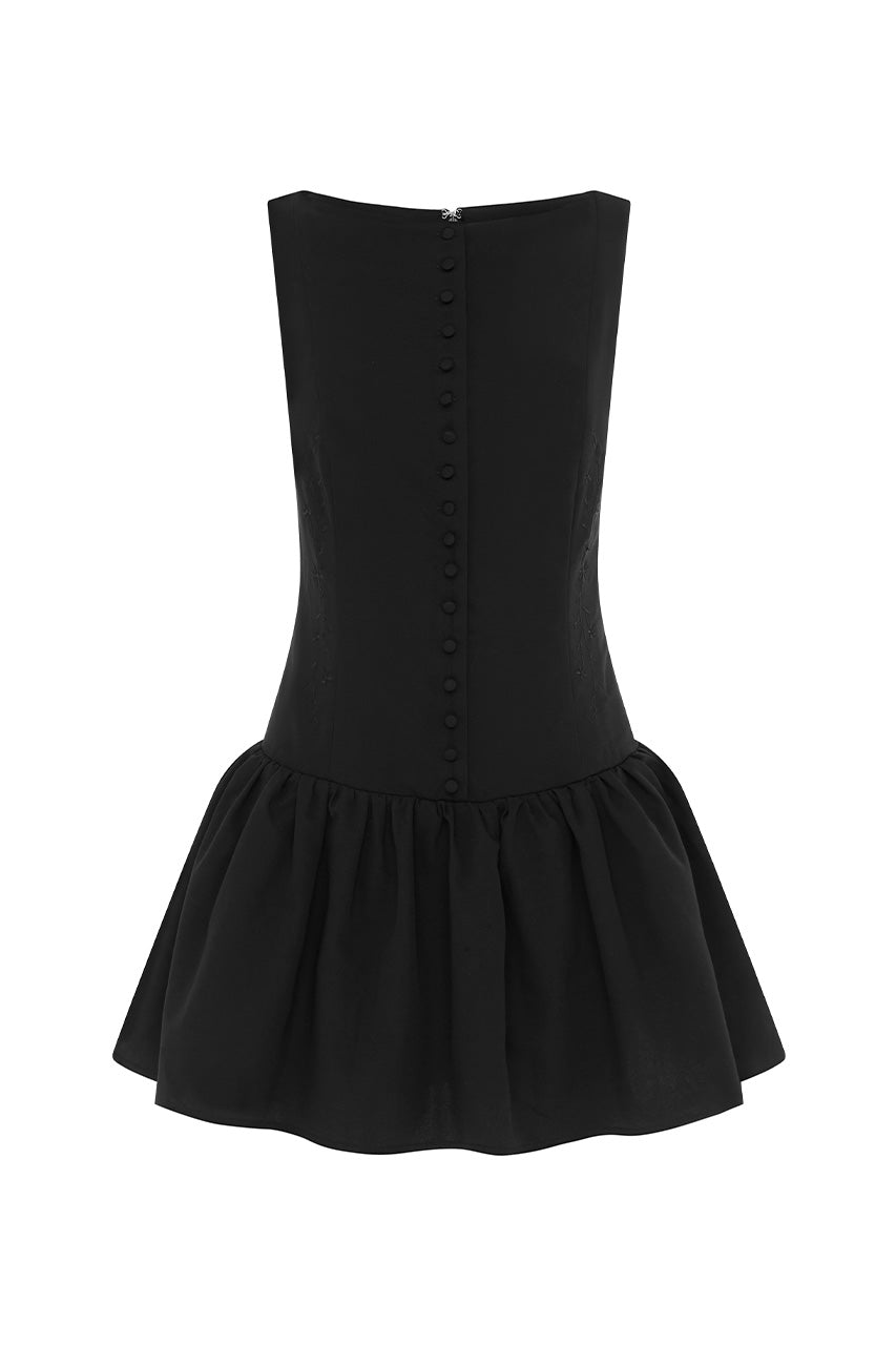 NEVAH MINI DRESS - BLACK - NEVAHMINIDRESSBLACK